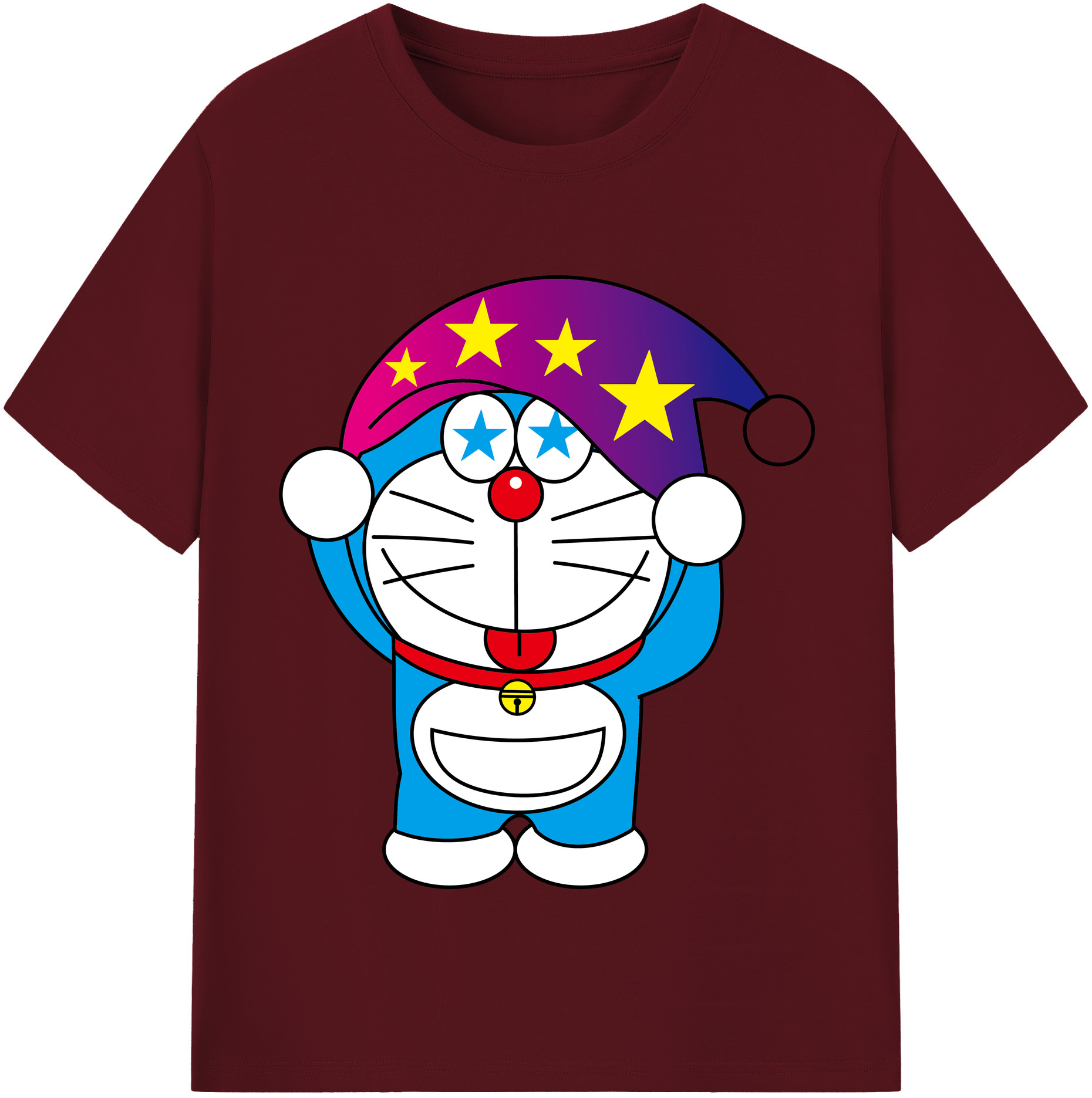 （画像用） ドラえもん Doraemon 綿100％半袖Tシャツ（フロントプリント）